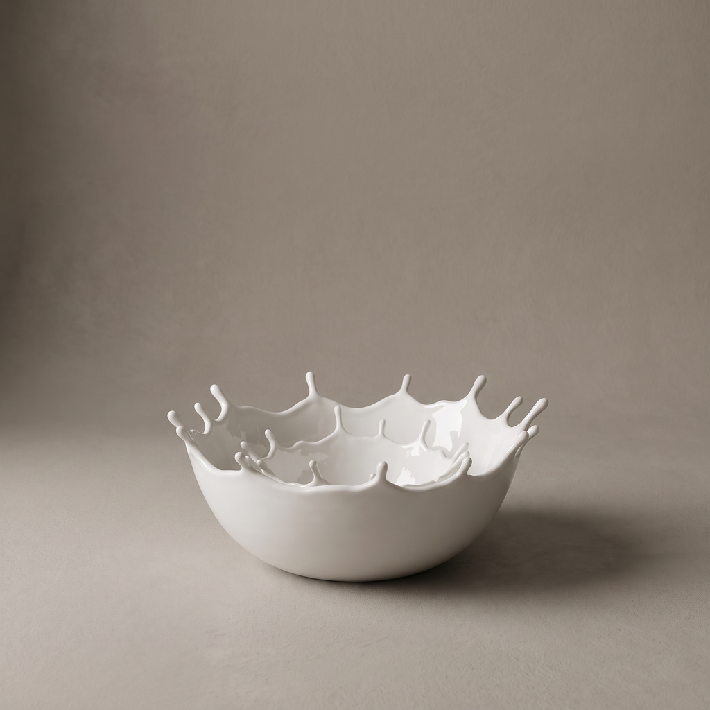 Marea porcelain serving bowl