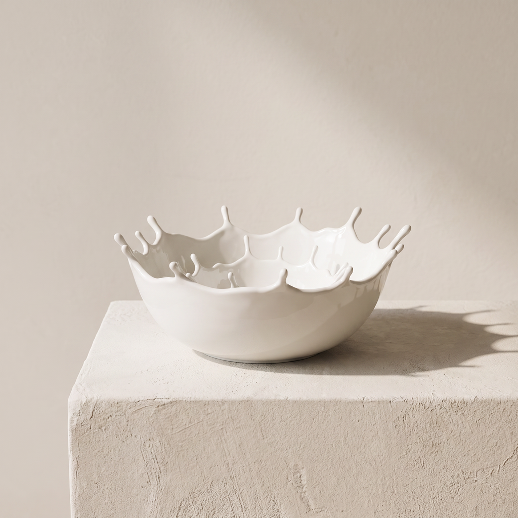 Marea porcelain serving bowl