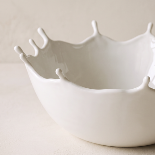 Marea porcelain serving bowl